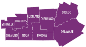 Sixth District Dental Society Map